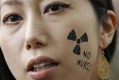 nuclear protesta Japon, nuclear protest in Japan